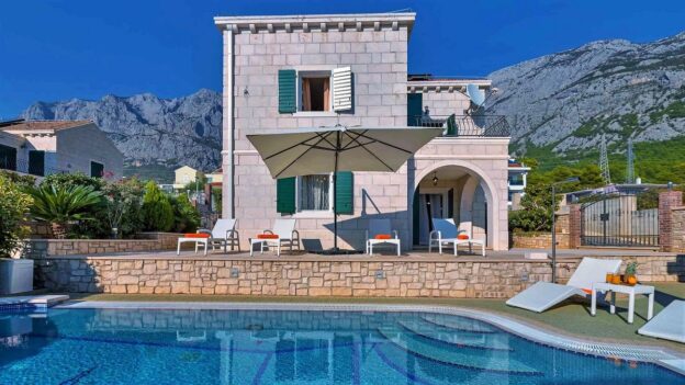 Stone villa with pool