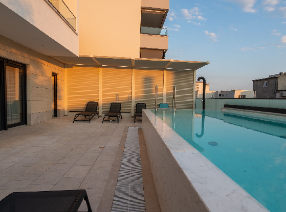 Luxury villa with a panoramic view of the sea